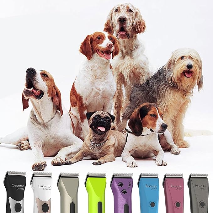 2PCS Adjustable 5 in 1 Replacement Blades Compatible with Wahl 5 in1 Clipper Bravura, Chromado, Creativa, Figura, Motion, Supergroom Dog Grooming Clippers (Black)
