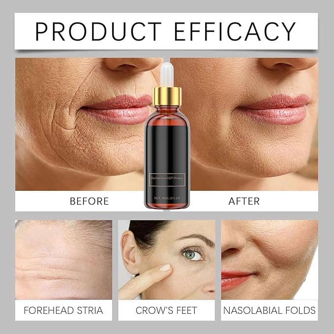 Facial Serum with Glycerin And Peptides - Formula to Help Improve Skin Elasticity - 30ml