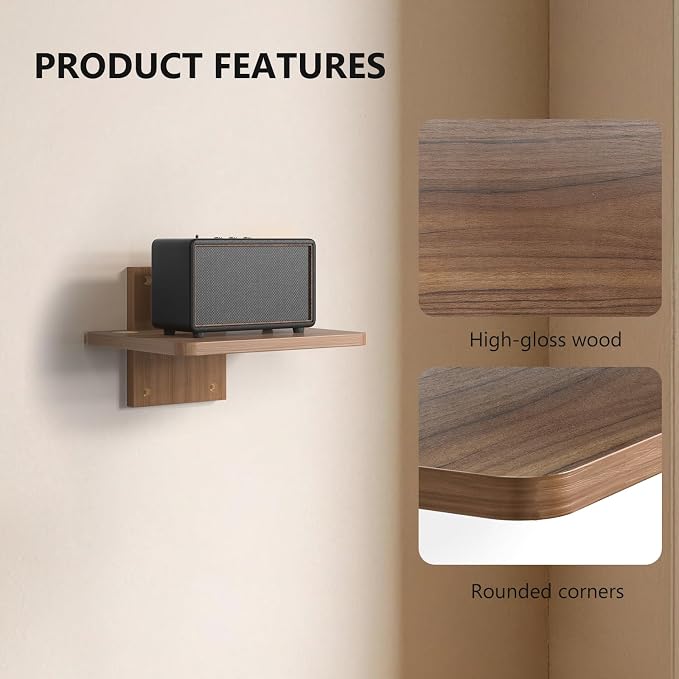 WALI Floating TV Shelf, 1 Tier Projector Shelf