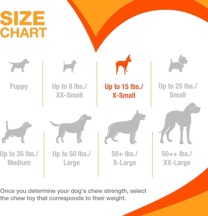 Nylabone Textured Dental Bone Flexi Chew Toy for Dogs, Dog Toys for Moderate Chewers, Chicken Flavor, X-Small - Up to 15 lbs, 1 Count