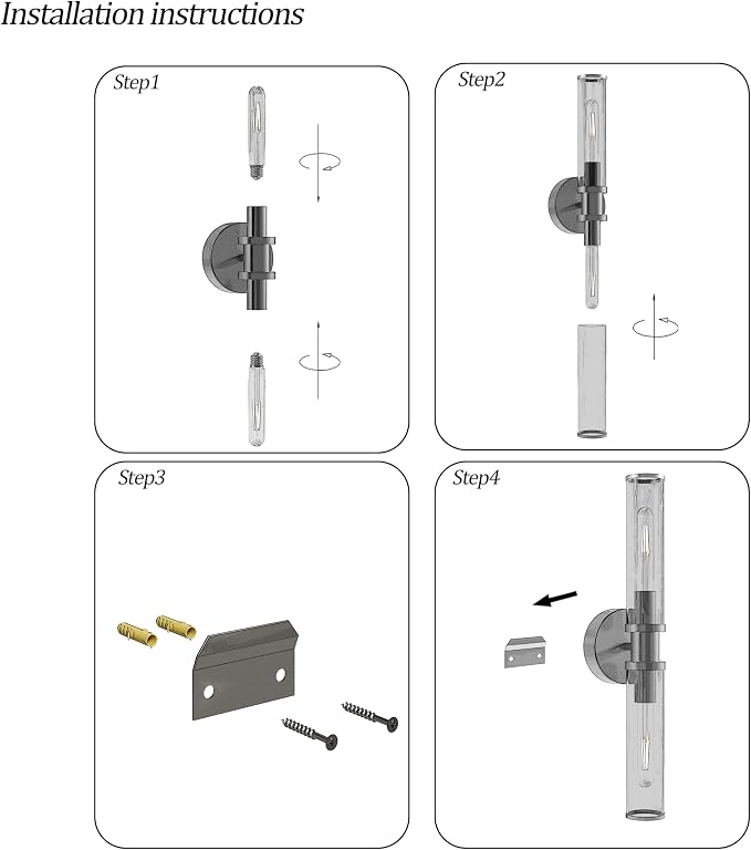Rechargeable Battery Wall Sconce