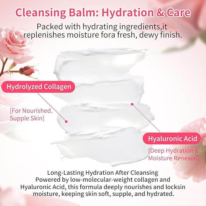Deep Clear Cleansing Balm, Waterproof Makeup Remover, Face Cleanser, Oil Based Cleanser, Facial Cleansing for All Skin Types (3.38 Fl.Oz, 100ml)