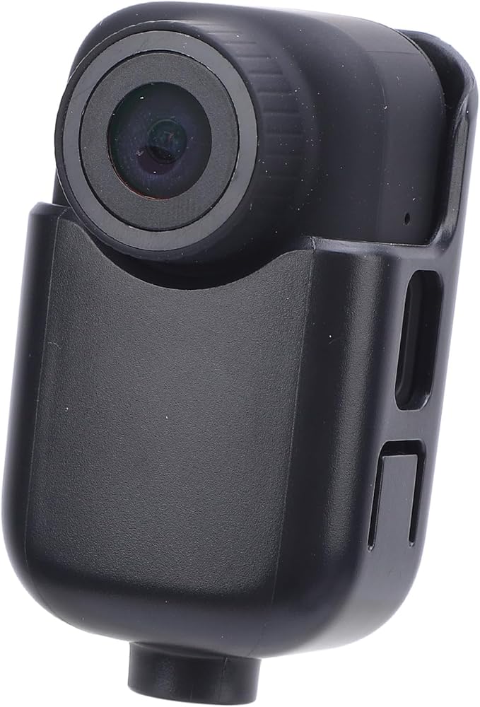 Pet Body Worn Camera, Water Portable HD Wearable Body Cam with Multiple Functions, for Cats Dogs Outdoor Travel Adventures (Black)