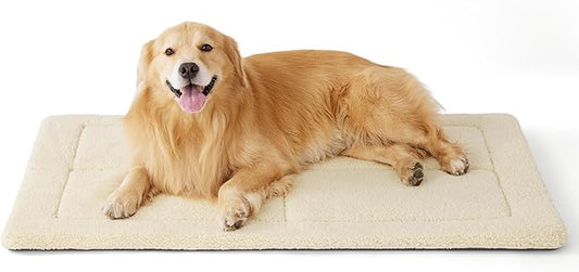 Bedsure Washable Dog Bed for Extra Large Dogs, Soft Foam Floor Pet Mat, Lightweight Travel Flat Puppy Mattress for Indoor Pet