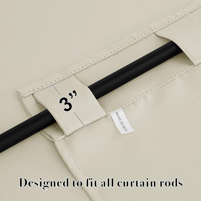 RYB HOME Small Window Curtains