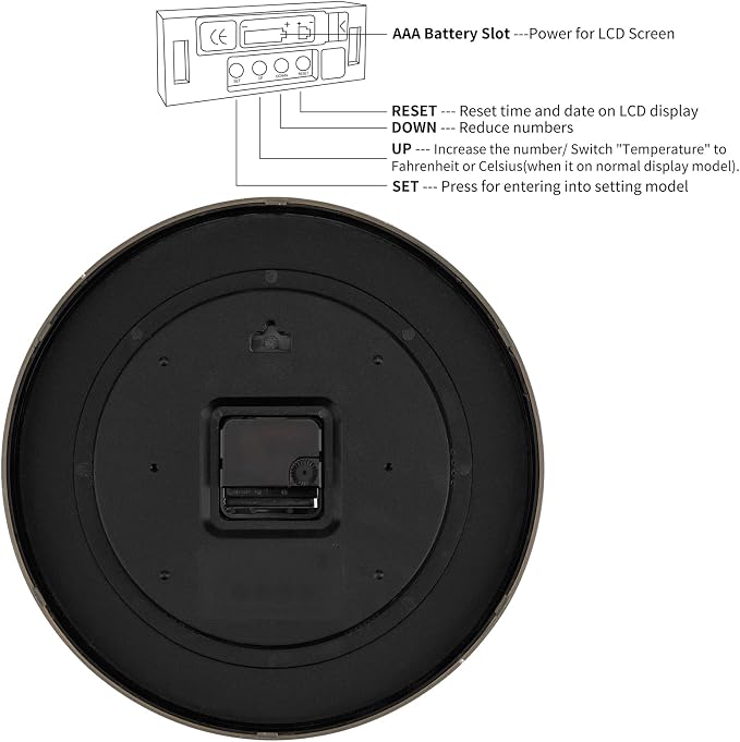 Foxtop Digital and Analog Learning Clock