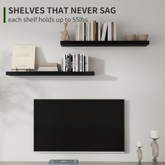 Marsmiles Wood Floating Shelves