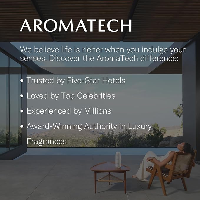 AromaTech Leather & Tobacco Aroma Oil for Scent Diffuser - 500 Milliliter