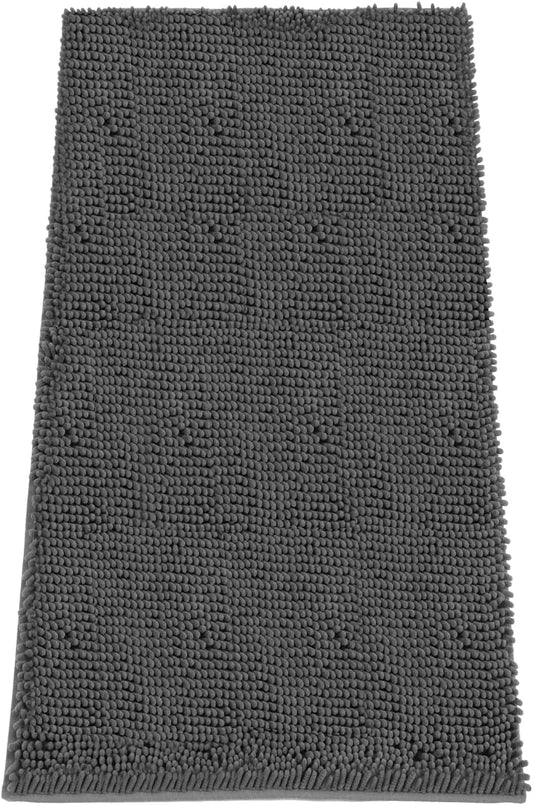 Absorbent Dog Door Mat for Muddy Paws, 60" x 30" Chenille Indoor Mats for Entryway, Trap Dirt Front Door Mat Indoor Entrance Washable Non Slip Soft