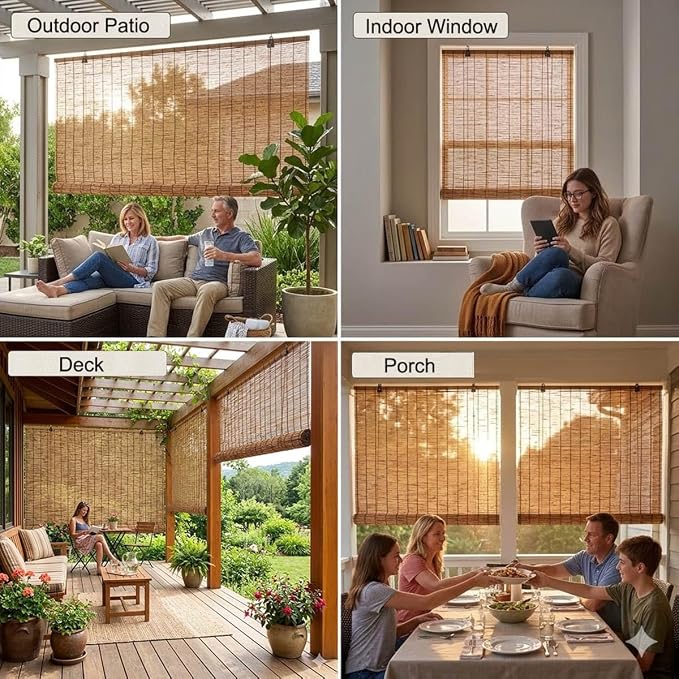 Outdoor Roller Shades for Patio