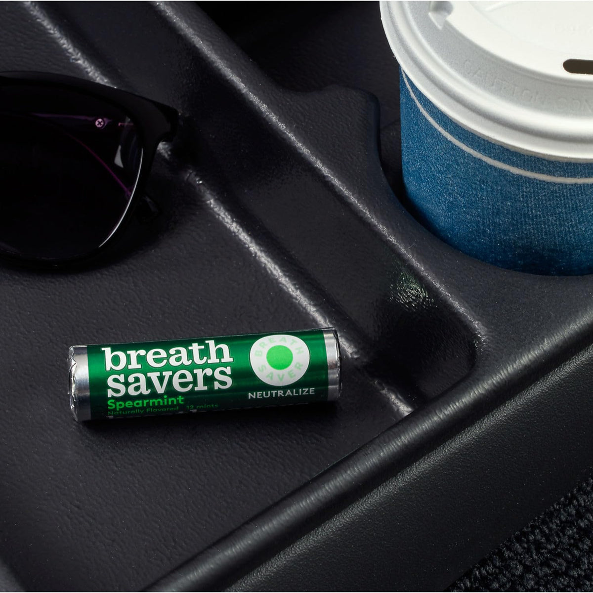 BREATH SAVERS Spearmint Flavored Sugar Free Breath Mints Rolls, .75 oz (12 Count)