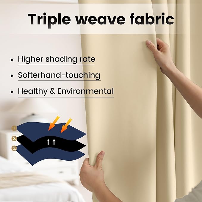 Extra Wide Room Divider Curtains, Theater Curtains Perfect