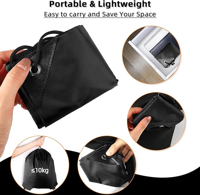 GoodtoU Drawstring Bags, Drawstring Backpack Nylon Backpack Draw String Bags Pack Bulk Cinch Sack Drawstring Gym Bag Drawstring Backpack for Sport, Traveling, Team (Black, 48Pcs)