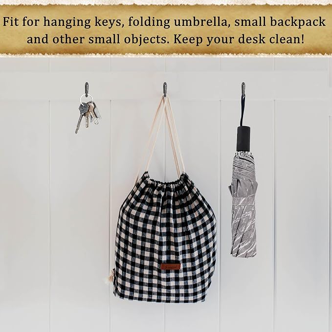 30 PCS Push Pin Picture Hooks, Push Pin Hangers, Decorative Push Pins