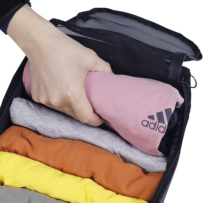 Gloppie 4-Pack Packing Cubes for Luggage - Organizer Suitcase Bags Set - Carry On Travel Accessories