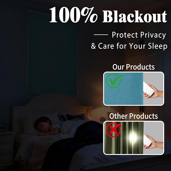 Removable 100% Blackout Shade