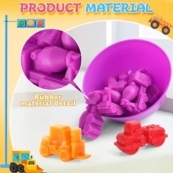 RAEQKS Counting Sorting Toys Matching Stacking Games with Bowls Sensory Preschool Learning Activities Educational Montessori Stacking Toy Gifts Sets for Kids Aged 3 4 5 Years Old Boys Girls