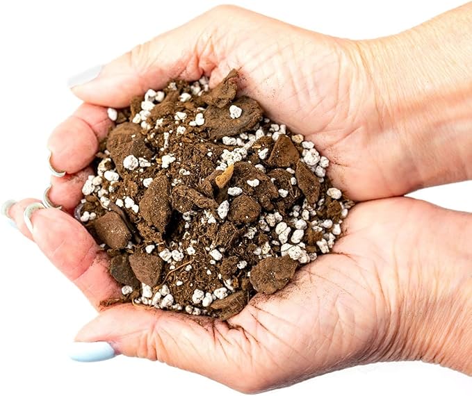 Gardenera Soil Mixture for Indoor Herb Planters - 10 Quart - Specially Blended Soil Mixture for Planting and Growing Indoor Kitchen Herbs Indoors (2 Bags of 5 Quart)