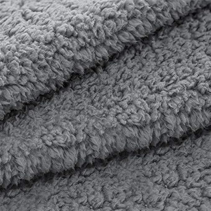 Pet Blankets for Couch Sofa Bed Dog Blankets Reversible Cat Blanket Soft Furniture Protector Cover for Small Medium Large Dogs Cats, Grey, 39 x 47 inches