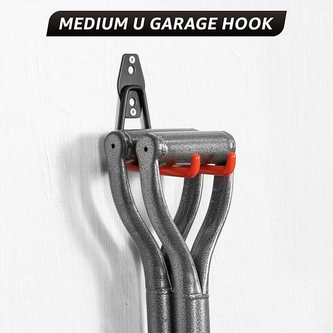 40 Pack Garage Hooks, Heavy Duty Steel Wall Mount Utility Hangers