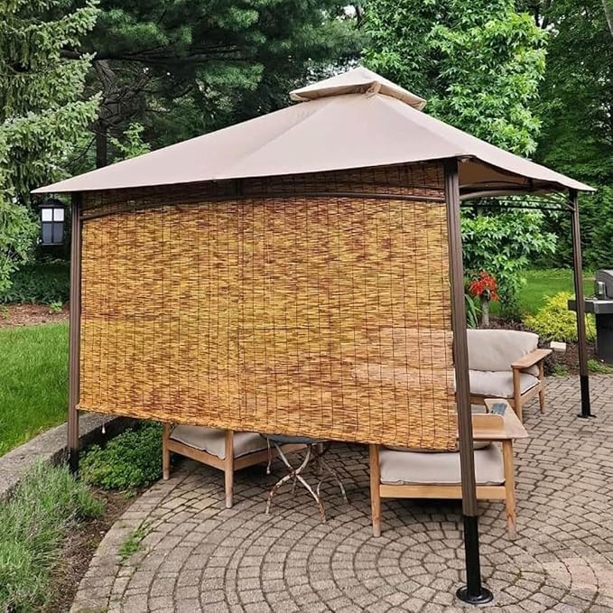 Bamboo Blinds for Patio, Outdoor Bamboo Roll up Shades, Waterproof Cordless