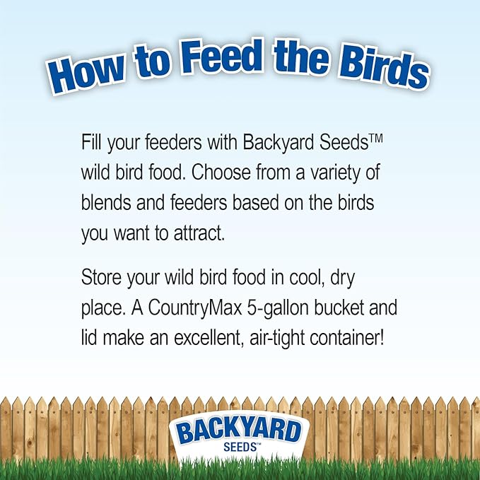 CountryMax White Proso Millet Unhulled Bulk Wild Bird Seed (16 Pounds)