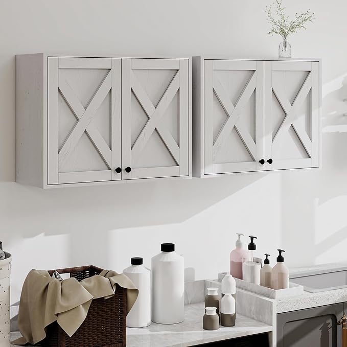 YOURLITE Laundry Cabinet, Medicine Cabinet, Bathroom Kitchen Storage Wall