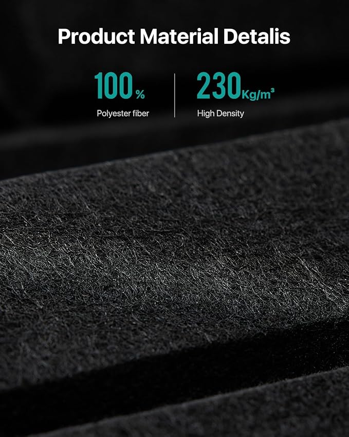 Soundproof Wall Panels Self-Adhesive, Acoustic Panels 12 Pack Brick Wall Panels