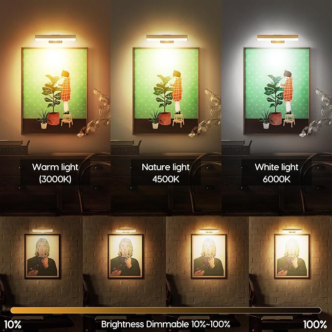 6pcs Battery Operated Picture Light