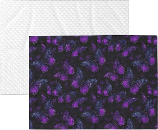 Waterproof Dog Blanket Soft Pet Blanket for Puppy Cat, Fleece Cat Throw Blankets for Furniture Bed Couch Sofa Reversible - Butterflies