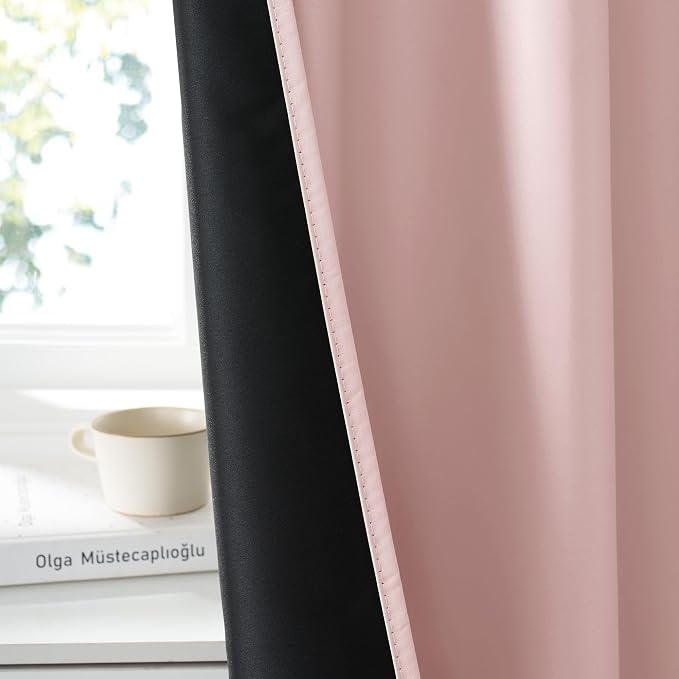 RYB HOME 100% Blackout RV Camper Curtains, Thermal Insulated Total Room