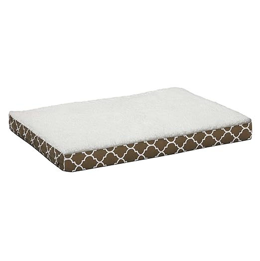 MidWest Homes for Pets Midwest EcoSpring Orthopedic Dog Bed in Brown Featuring Teflon Fabric Protector | Pet Bed for Extra Large Dog Breeds & Older Dogs | Dog Bed Measures 48L x 36W x 5.25H Inches