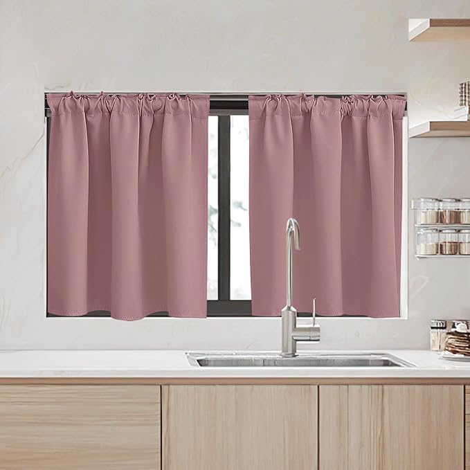RYB HOME Small Window Curtains