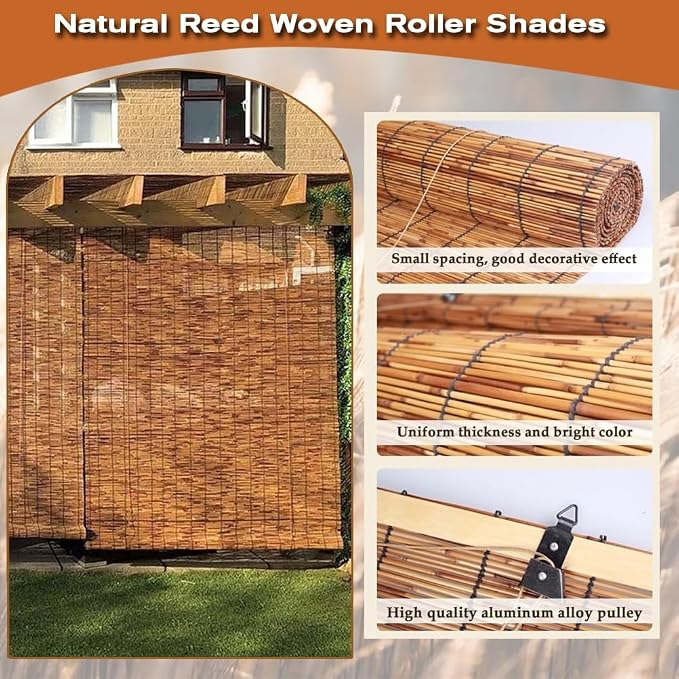 Patio Shades from Bamboo Outdoor Roll up Shades