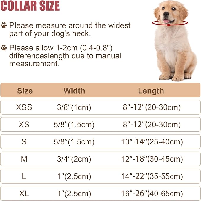 Reflective Dog Collar with Buckle Adjustable Safety Nylon Collars for Small Medium Large Dogs, Blue XL