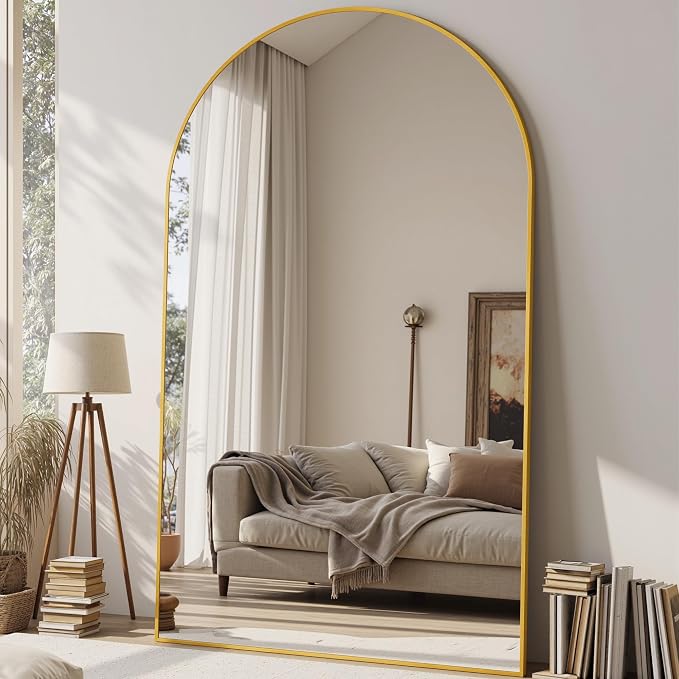 Suidia 76"x44" Arched Full Length Mirror