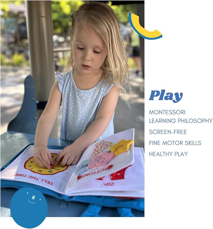 My Quiet Book for Toddlers (Pack of 2) - Travel Essentials for Toddlers 1-3