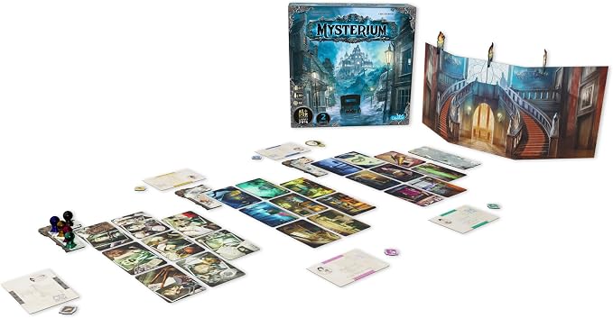Mysterium Board Game (2025 Refresh) | Cooperative Psychic Mystery Game, Updated Components & New Cards for Family Kids & Adults, Ages 10+, 3-7 Players, 45 Mins