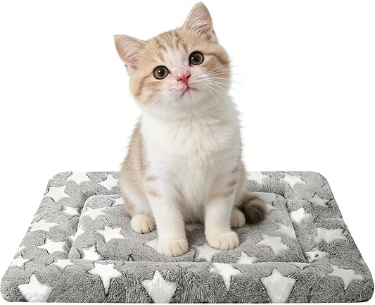 Dog Bed Mat - Reversible Dog Crate Bed Mats, Soft & Breathable Kennel Pad, Durable Crate Bed for Extra Small Dogs & Cats