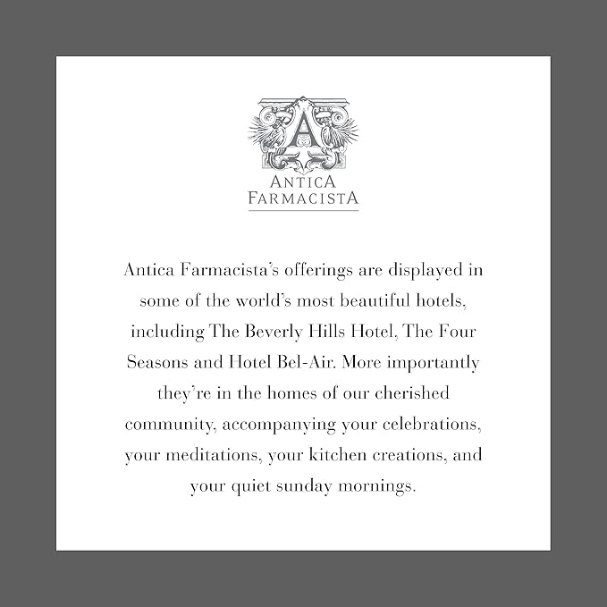 Antica Farmacista Home Ambiance Diffuser - Long-Lasting Reed Scent Diffuser - Luxury Room Freshener Gift - Fig Leaf, 16.9 fl oz