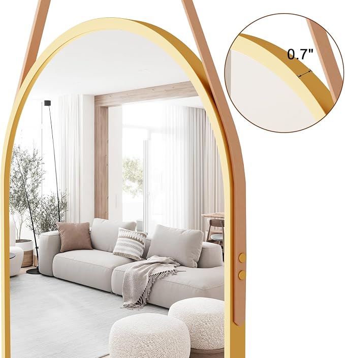 Full Length Mirror, Oval Wall Mounted Mirror, Wall Mirrors Full Length