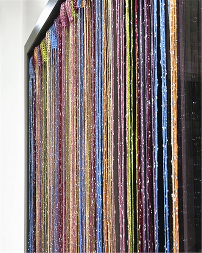 ave split Decorative Door String Curtain Wall Panel Fringe Window Room Divider