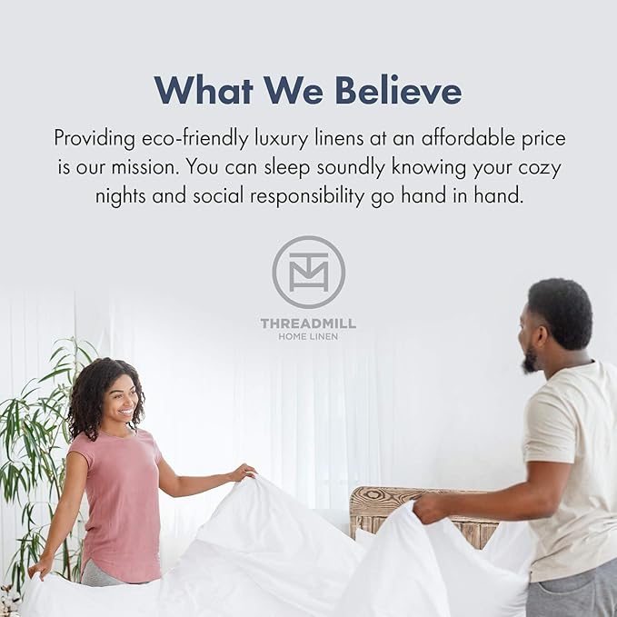 Threadmill 100% Cotton Sheets for Twin Size Bed - 600 Thread Count Twin Bed Sheets Set with 15” Deep Pocket - Damask Stripe Sateen Weave 3-Piece Bedding Set with Cooling Effect, Moonrock Grey