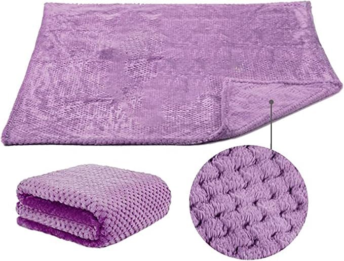 Pet Blanket Warm Soft Dog Blankets Washable Cat Throw Blankets Sofa Bed Couch Furniture Protector Cover for Small Medium Large Dogs Cats, Pink, 20" x 28"