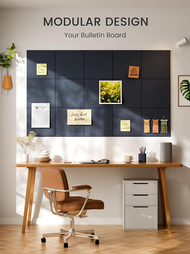 Bumusty Large Cork Board 48" x 36" Alternative