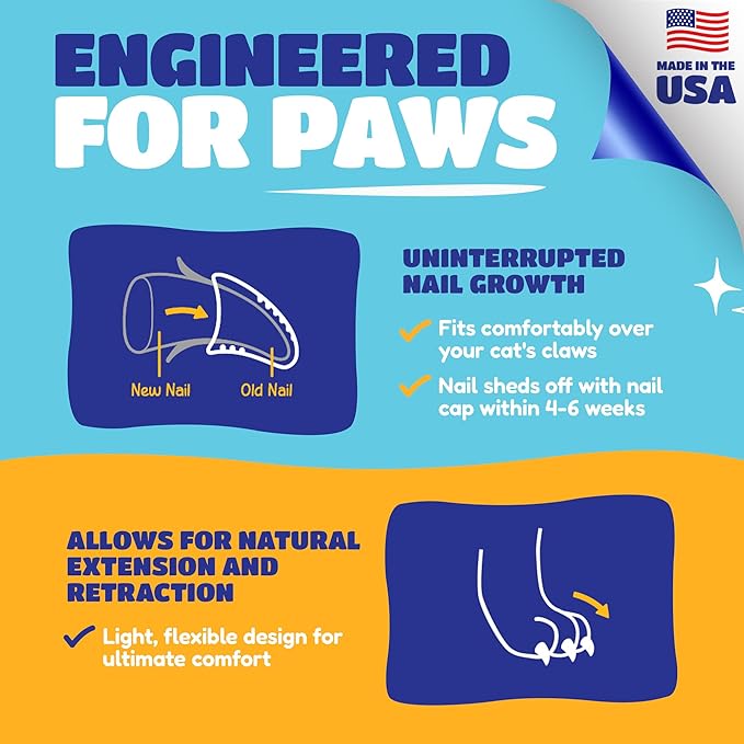 Soft Claws Feline Soft Claws Nail Caps Large Red