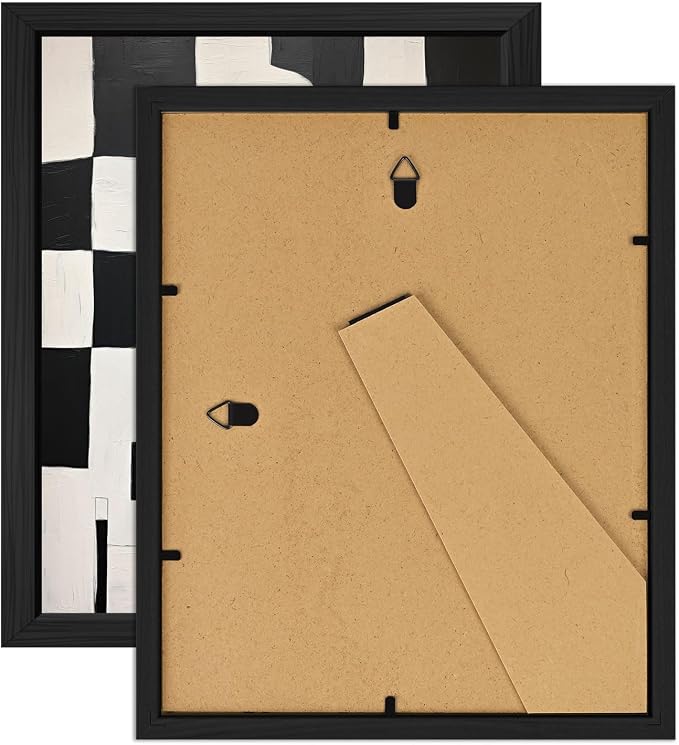 ANERZA 16 PCS Framed Black and White Abstract Wall Art Decor, Minimalist Wall