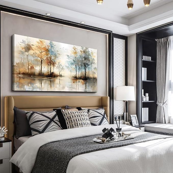 Lapremoly Large Wall Decor For Living Room Framed Wall Art for Bedroom Abstract
