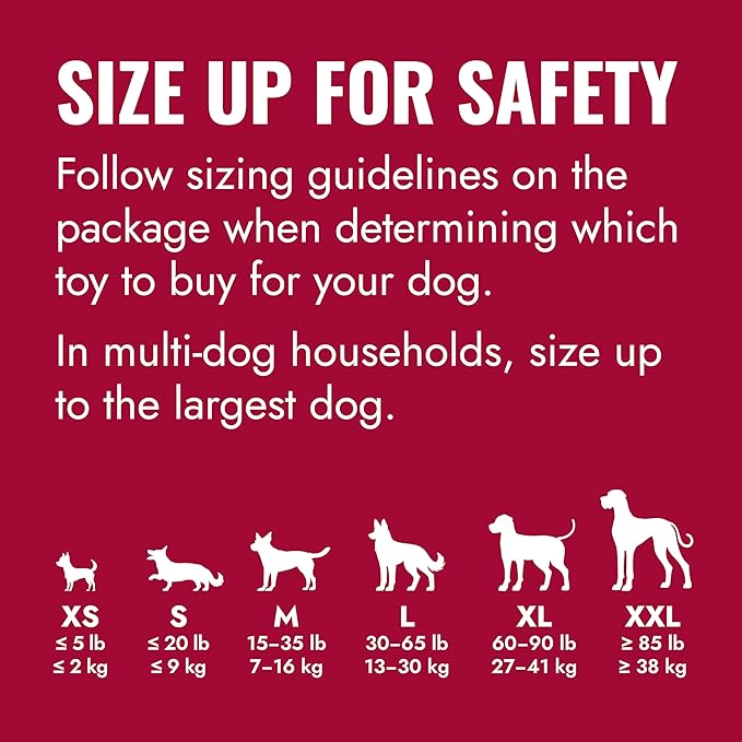 KONG Classic Stuffable Dog Toy - Fetch & Chew Toy for Dogs - Treat-Filling Capabilities & Erratic Bounce for Extended Play Time - Durable Natural Rubber Material - for Extra Small Dogs