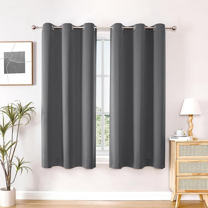 ChrisDowa Small Window Curtains 40 inches Long